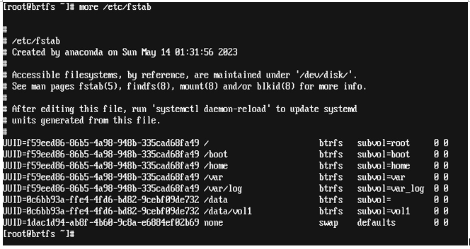 Btrfs – subvolumes, snapshots, quotas, and more – Creating and Managing Single-Instance Filesystems